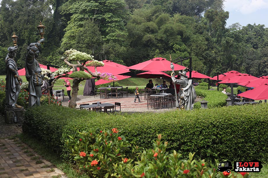Cafe at Bogor Botanical Gardens Indonesia